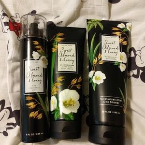 Bath and Body Works Sweet Almond and Honey set